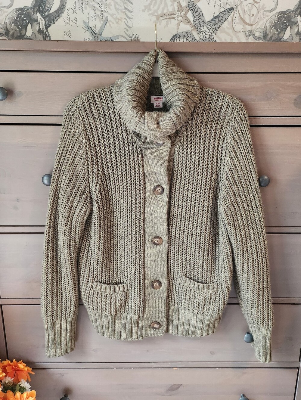Mossimo Chunky Knit Cardigan XL